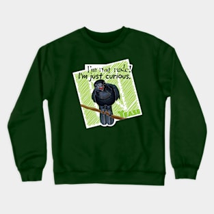 Curious Crow Crewneck Sweatshirt